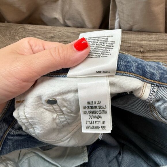 AGOLDE Vintage High Rise Flare in Clamour Light Wash Size 29 - Picture 9 of 11